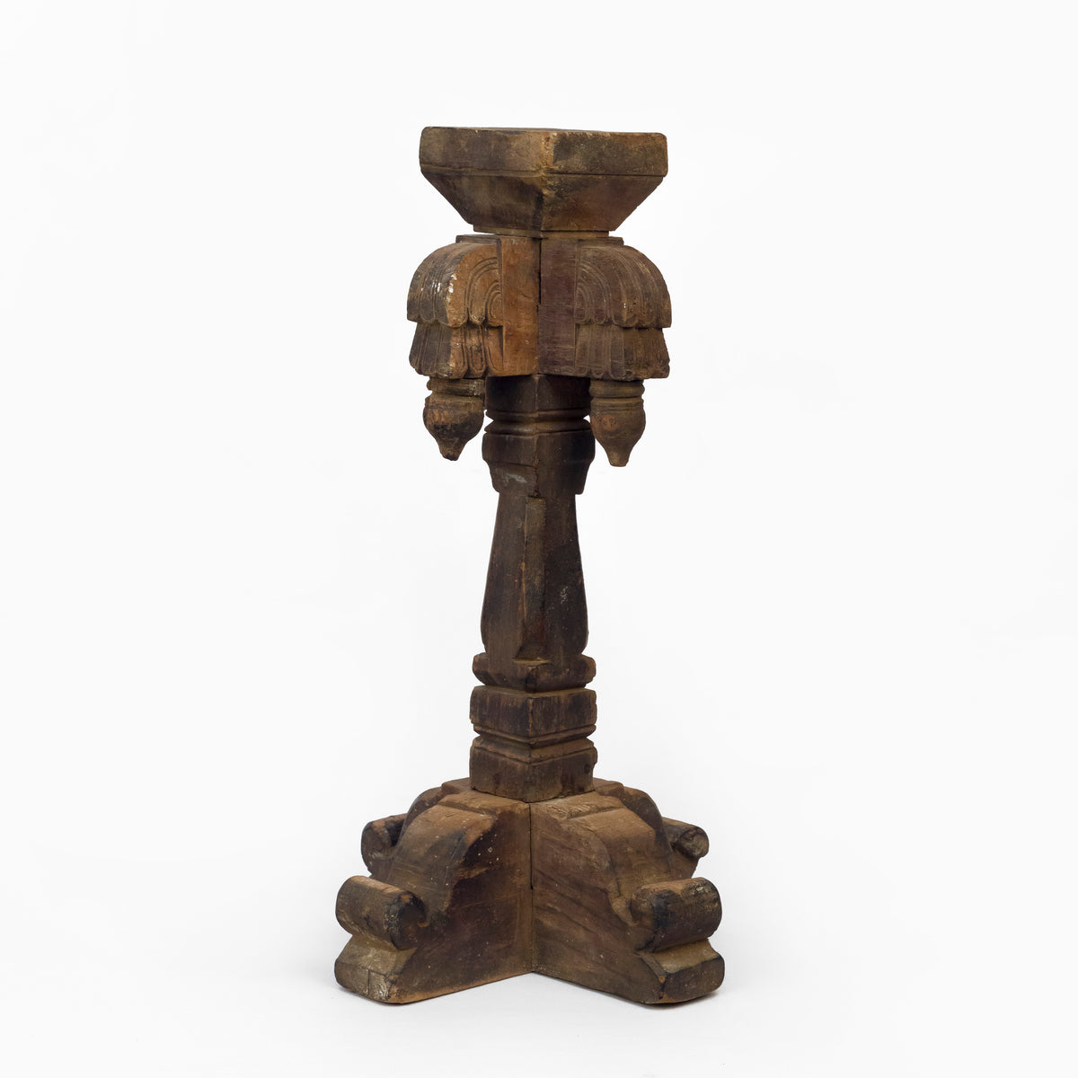 Buy Antique Wooden Lamp Stand Online | Interior Decoration Items | The Antique Story