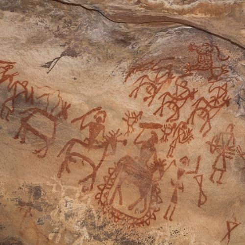 BHIMBETKA CAVE ART FROM PREHISTORIC TIMES