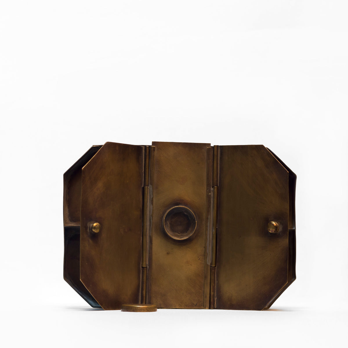 VINTAGE METAL PAN BOX WITH SEPARATE COMPARTMENTS – The Antique Story