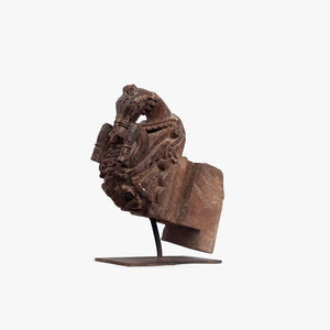 WOODEN BRACKET WITH HORSE