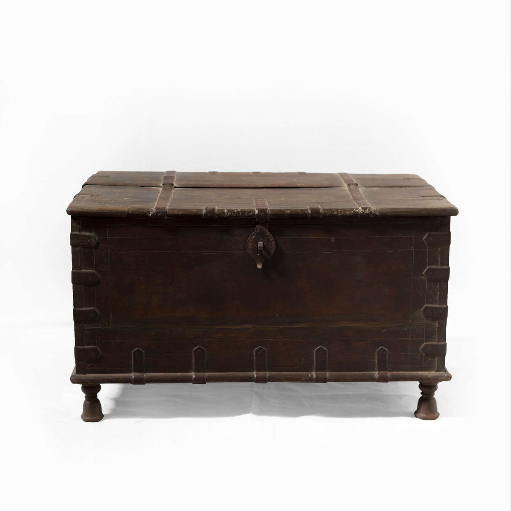 TRIBAL WOODEN CHEST