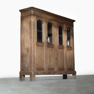 WIDE WOODEN CABINET