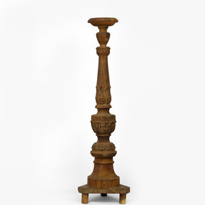 Artdeco wooden candle stand