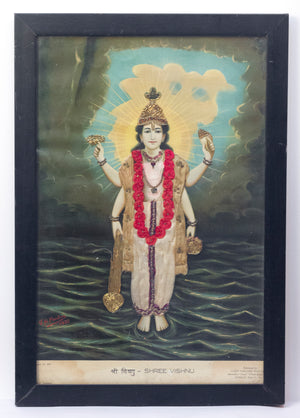 EMBELLISHED VISHNU OLEOGRAPH