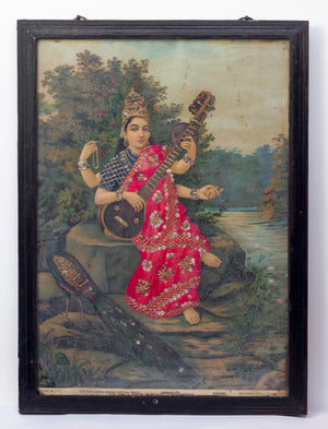 SARASWATI OLEOGRAPH – RAJA RAVI VARMA