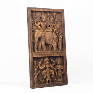 SHIVA AND PARVATI ON ELEPHANT