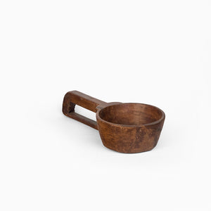 VINTAGE WOODEN SERVING BOWL