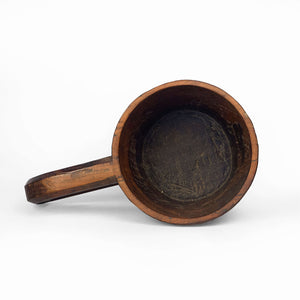 VINTAGE WOODEN SAUCEPAN