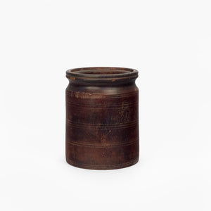 VINTAGE WOODEN JAR