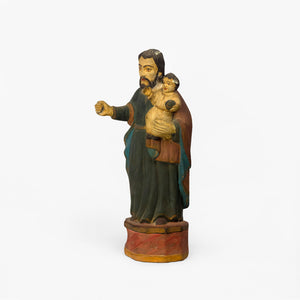 WOODEN IDOL OF ST. JOSEPH