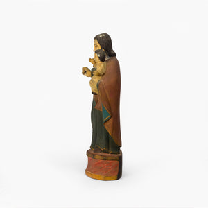 WOODEN IDOL OF ST. JOSEPH