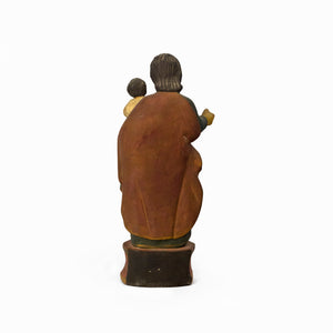 WOODEN IDOL OF ST. JOSEPH