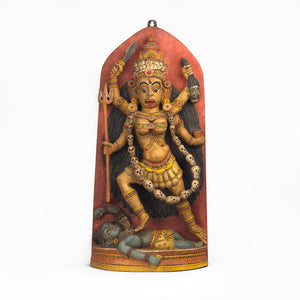 GODDESS KALI IN WOOD