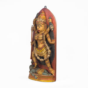 GODDESS KALI IN WOOD